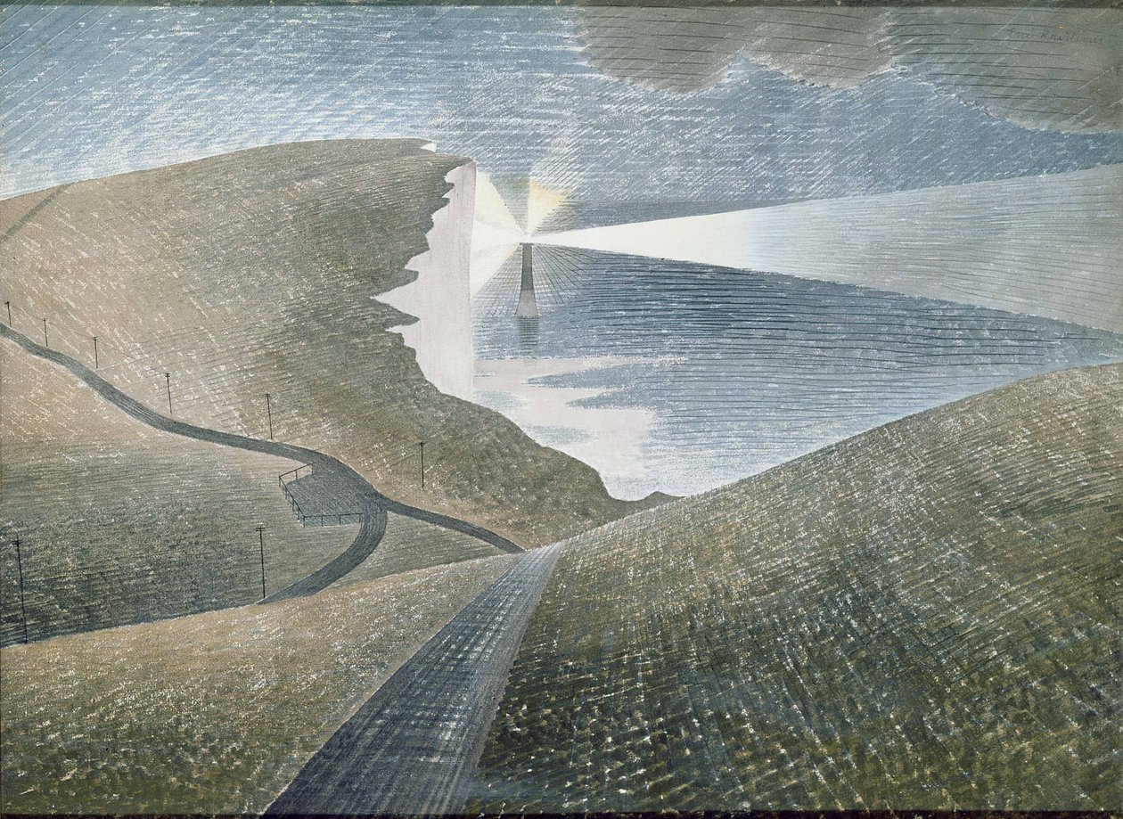 Beachy Head, 1939 (akvarell) av Eric Ravilious
