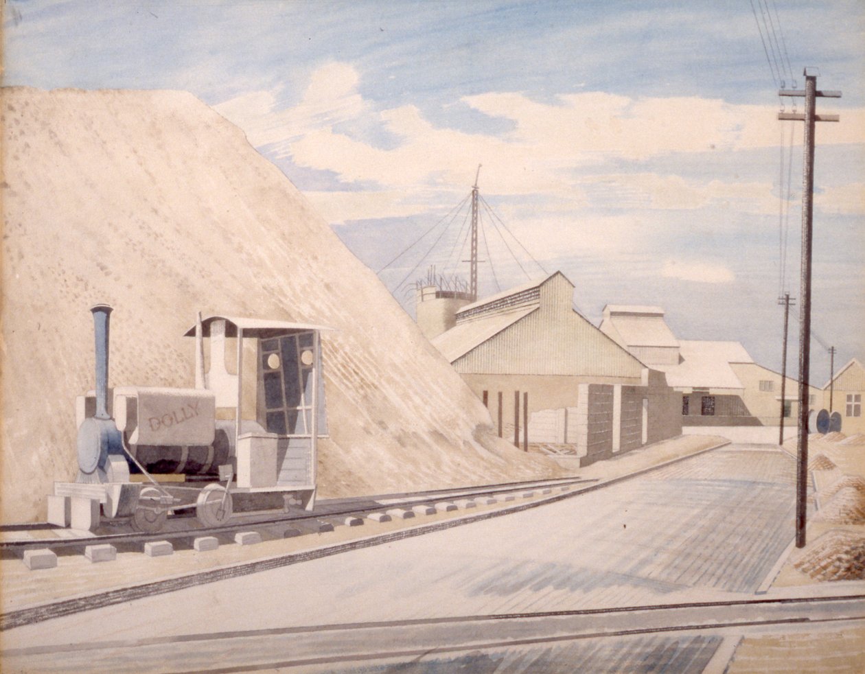 Cementverk av Eric Ravilious