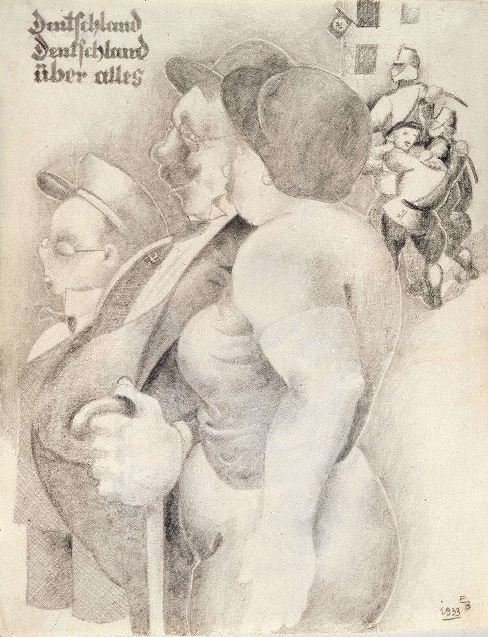 "Tyskland, Tyskland över allt", 1933. av Erich Borchert