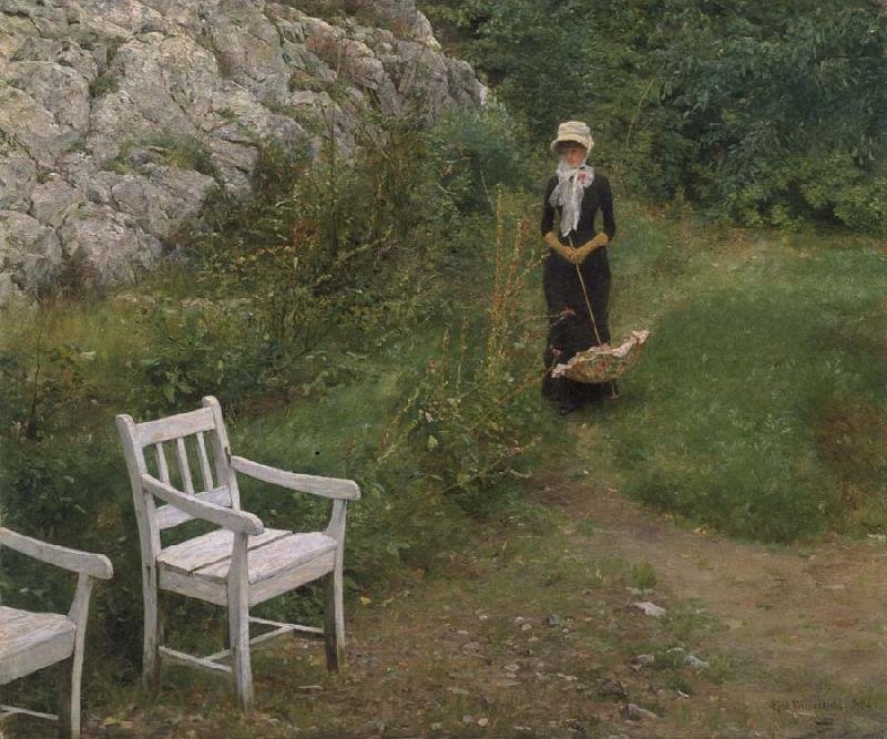 In family surroundings av Erik Theodor Werenskiold