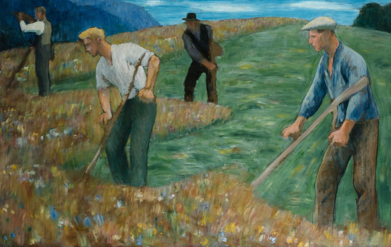 Gräsklipparna av Erik Theodor Werenskiold