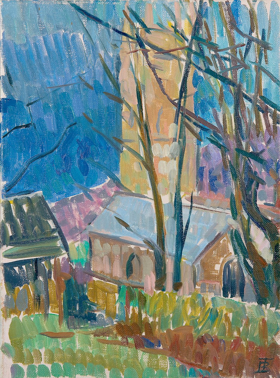 Reverend Hawkers Church i Morwenstow III av Erin Townsend