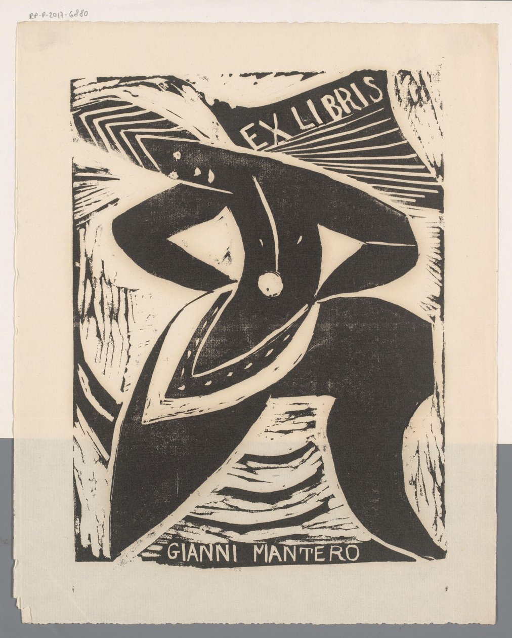 Ex libris av Gianni Mantero av Erna Levy Friedländer