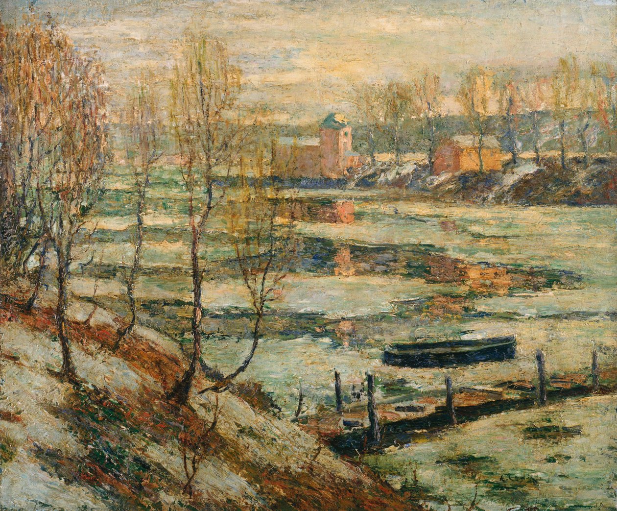 Is i floden av Ernest Lawson
