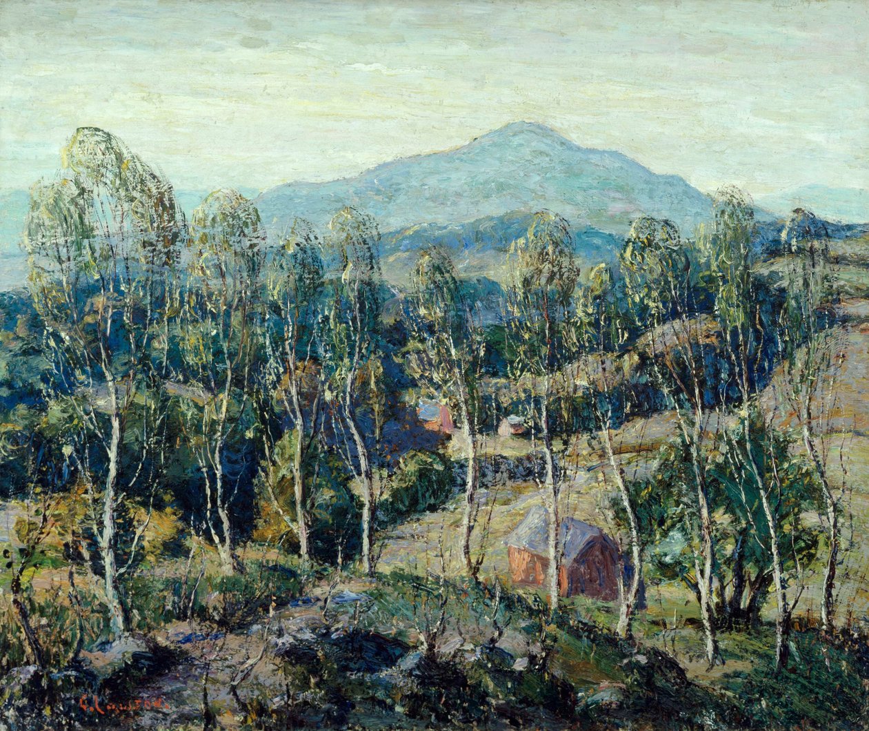 New England Björkar av Ernest Lawson