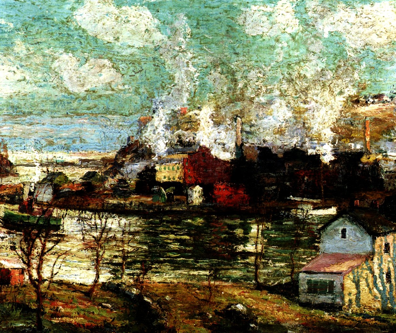 Spuyten Duyvil Creek, Brooklyn, New York, ca 1914 av Ernest Lawson