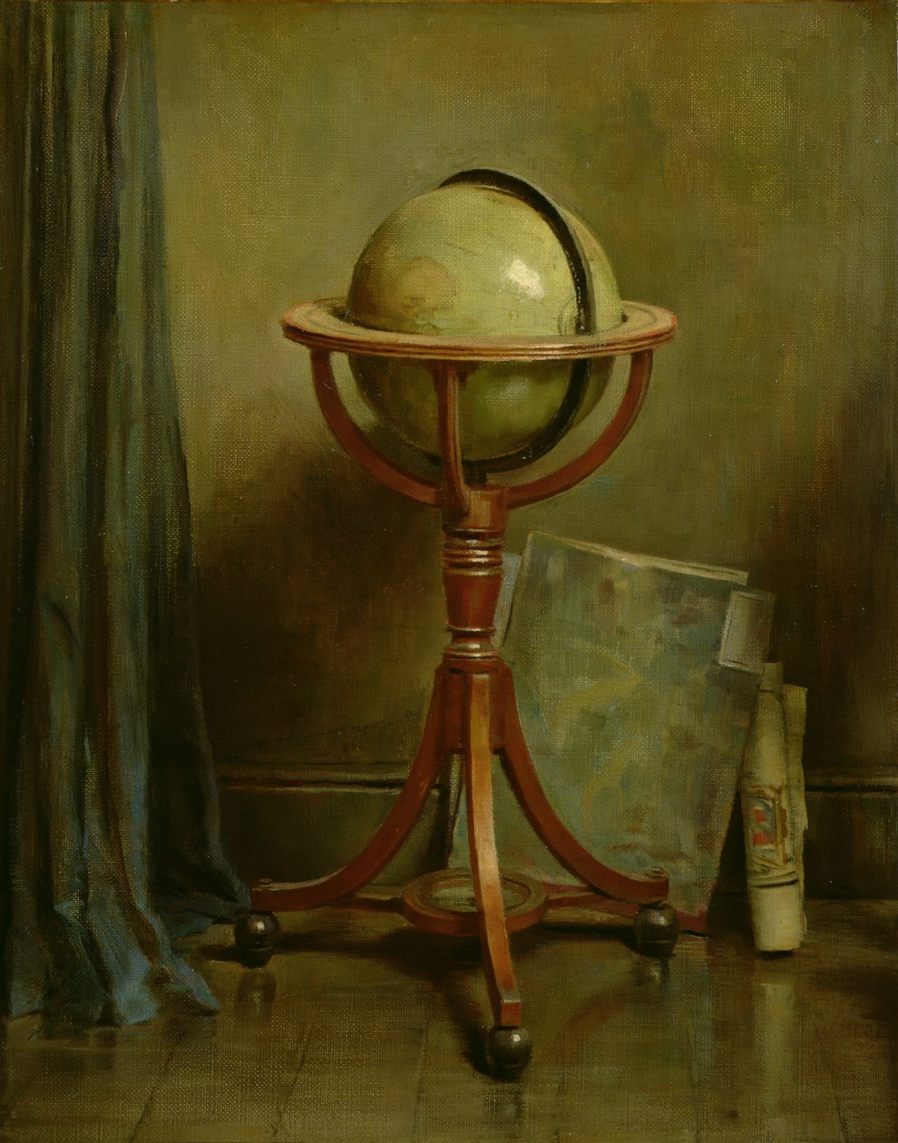 Globen och kartor av Ernest Leopold Sichel