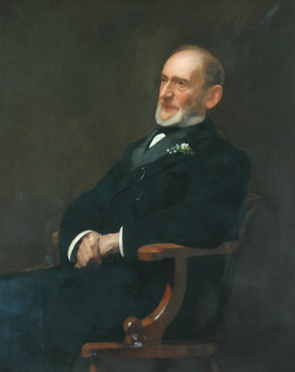 Sir Jacob Behrens, 1889 av Ernest Leopold Sichel