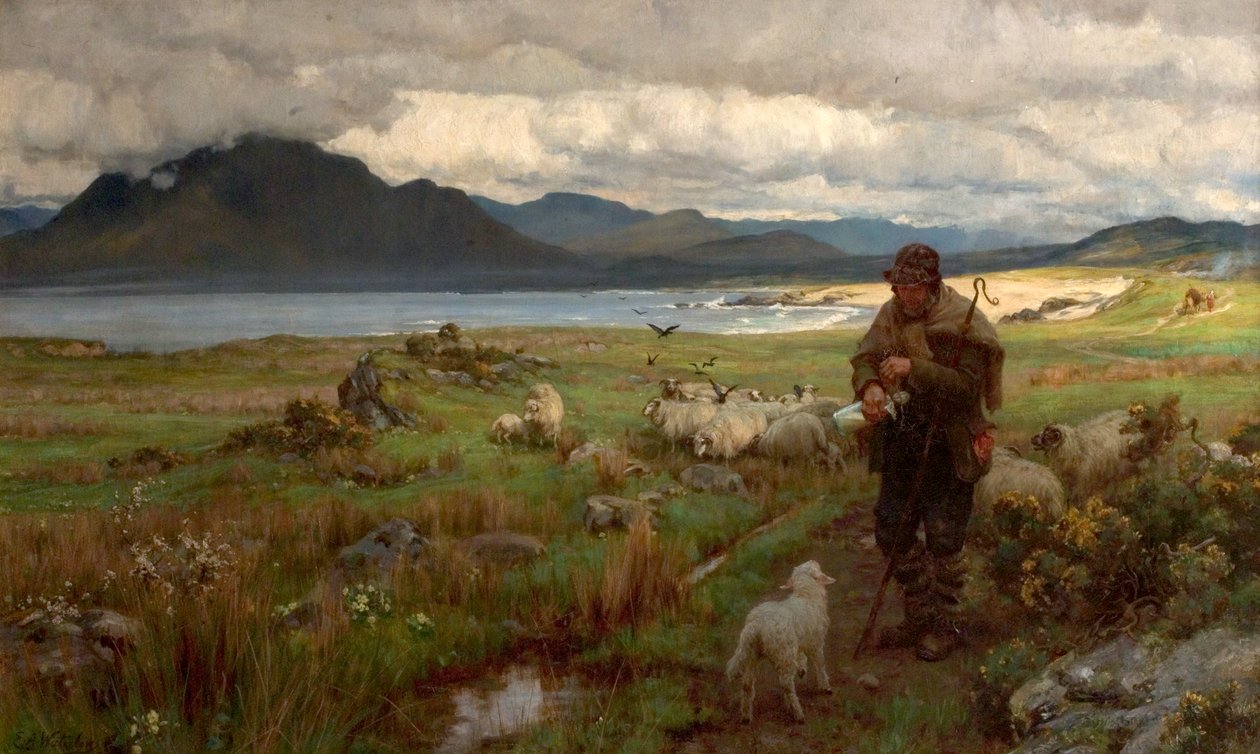 Den föräldralösa, 1888 av Ernest Albert Waterlow