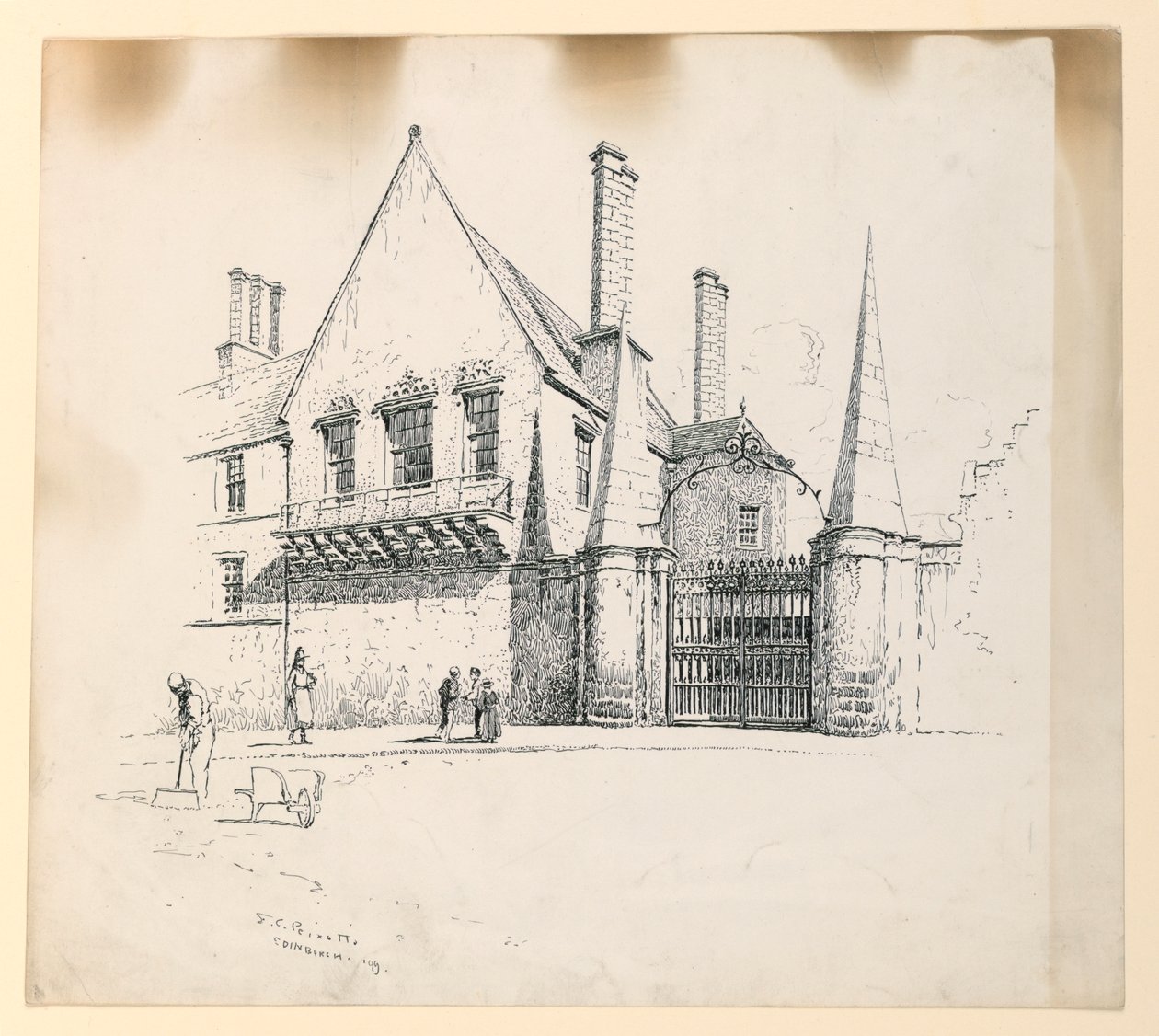 The Moray House, Edinburgh av Ernest Clifford Peixotto