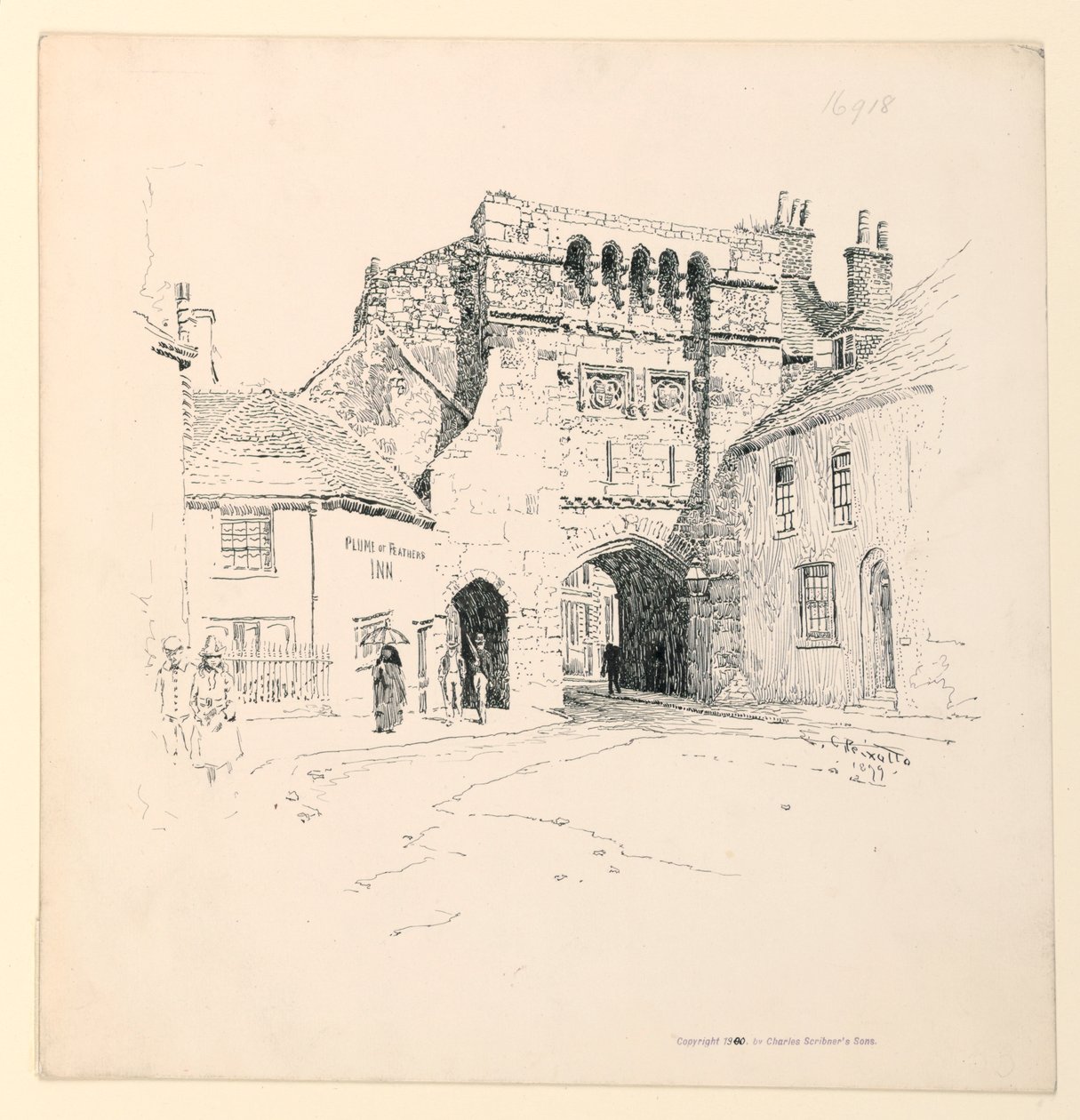 The West Gate, Winchester av Ernest Clifford Peixotto