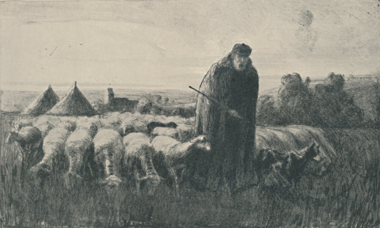 Picardy Shepherd, 1919 av Ernest George Beach
