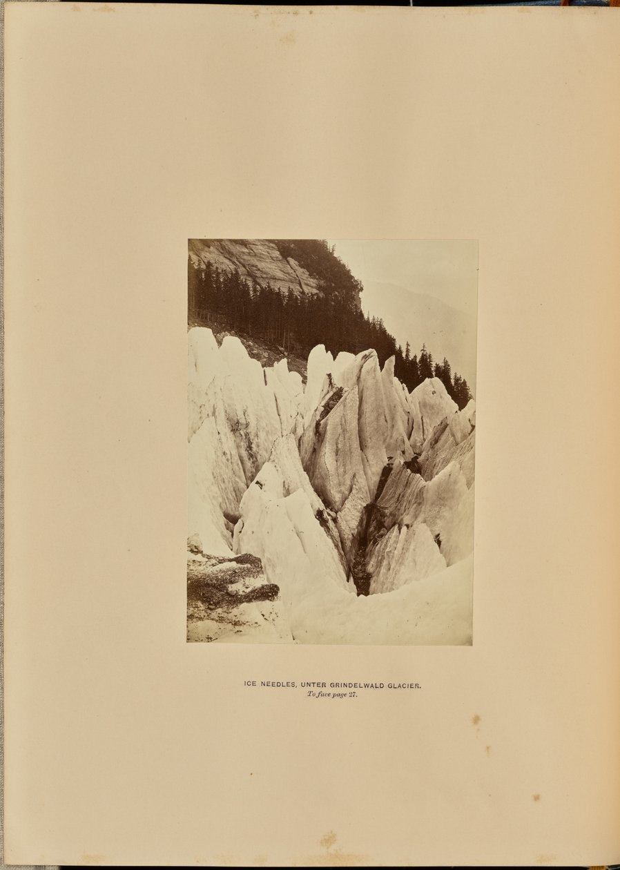 Is-nålar - under Grindelwalds glaciär av Ernest H. Edwards