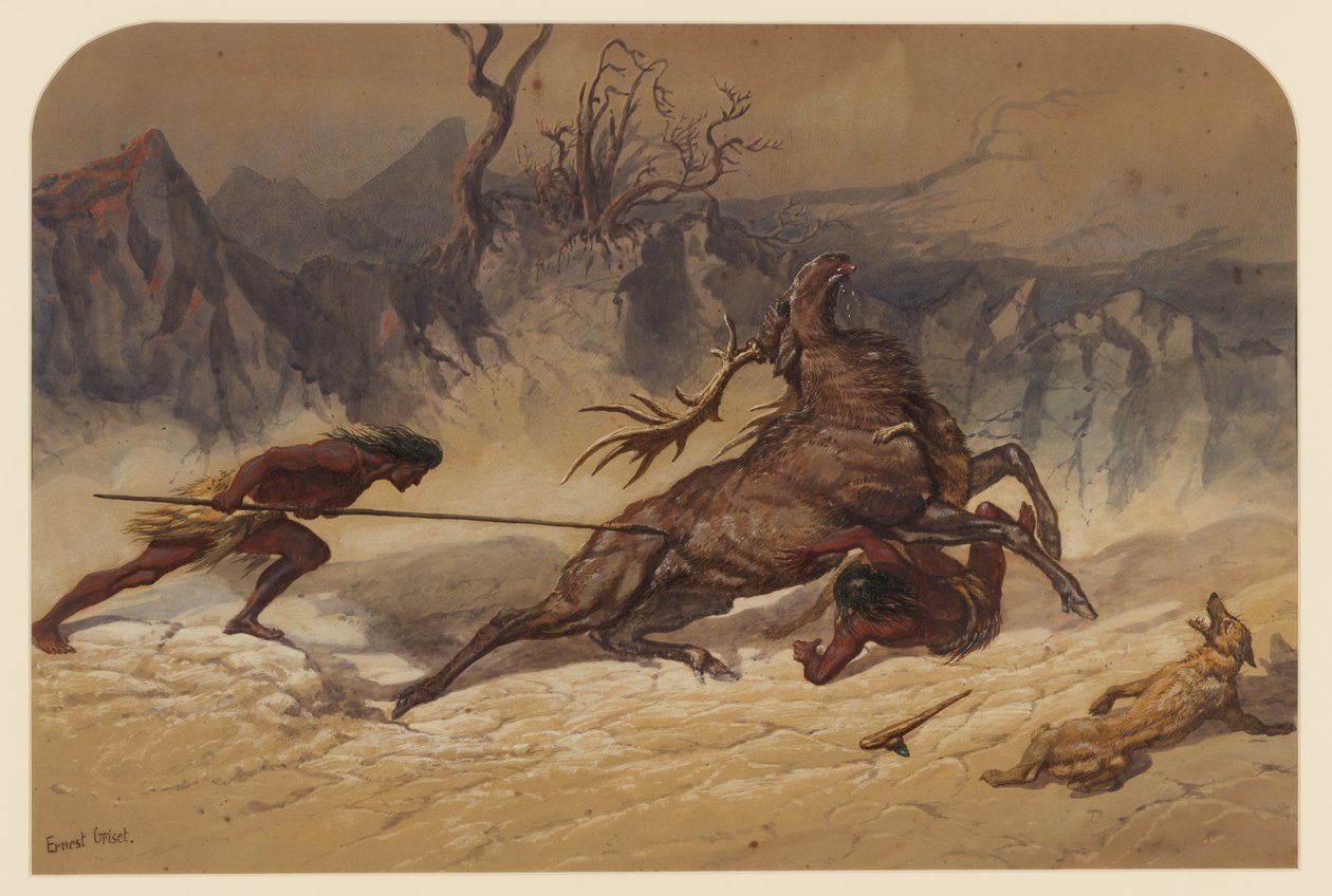 Jakt, 1871 av Ernest Henry Griset