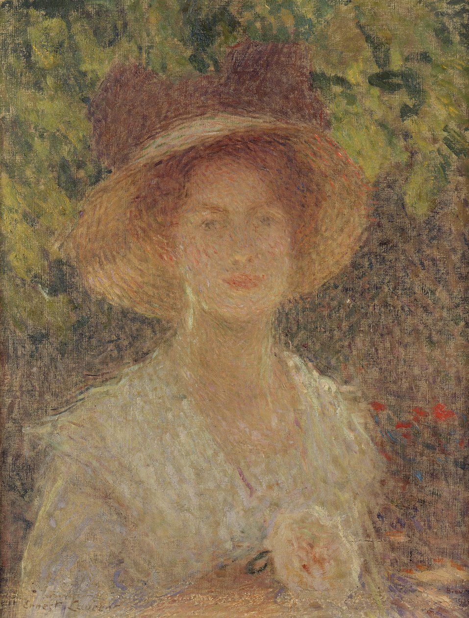 Stråhatten, 1910 av Ernest Joseph Laurent