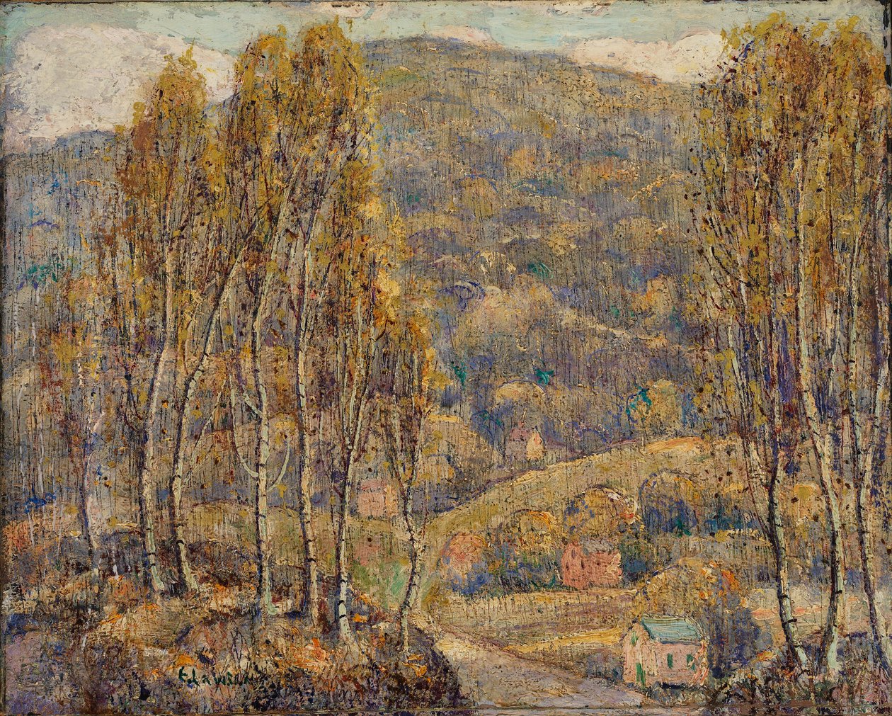 Beeches av Ernest Lawson