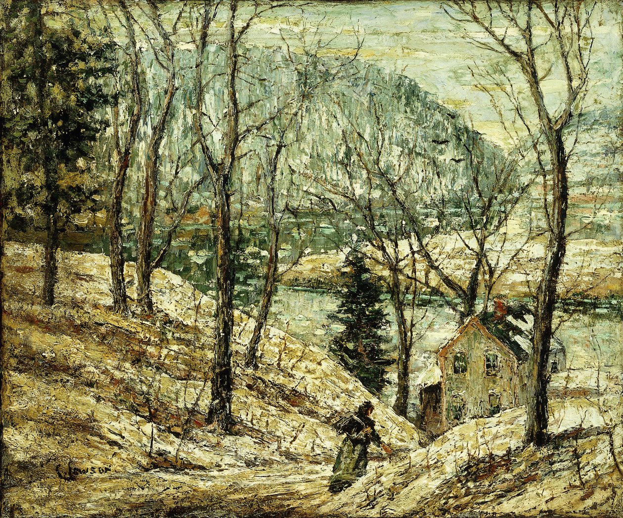 Landsväg av Ernest Lawson