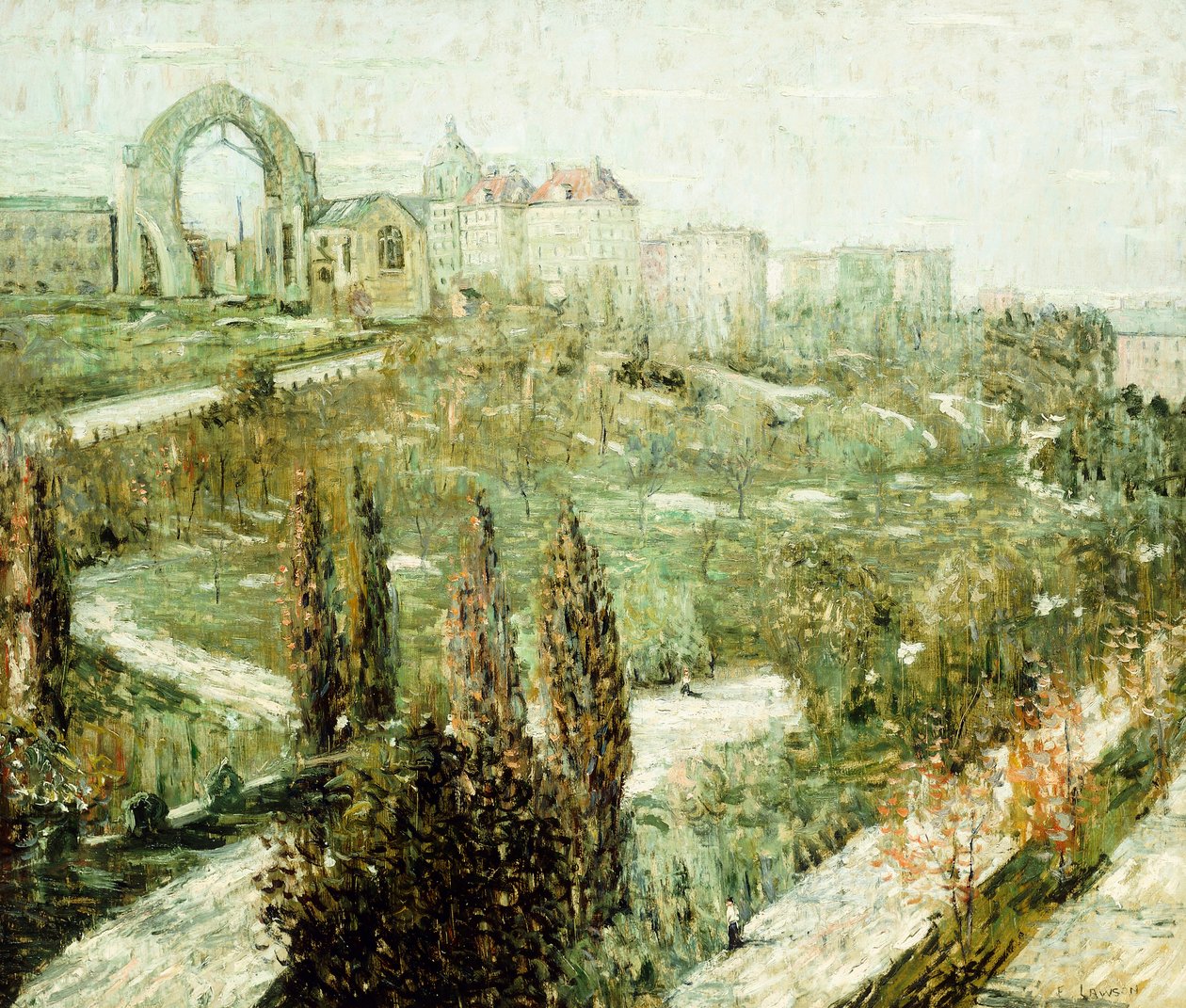 Morningside Heights av Ernest Lawson