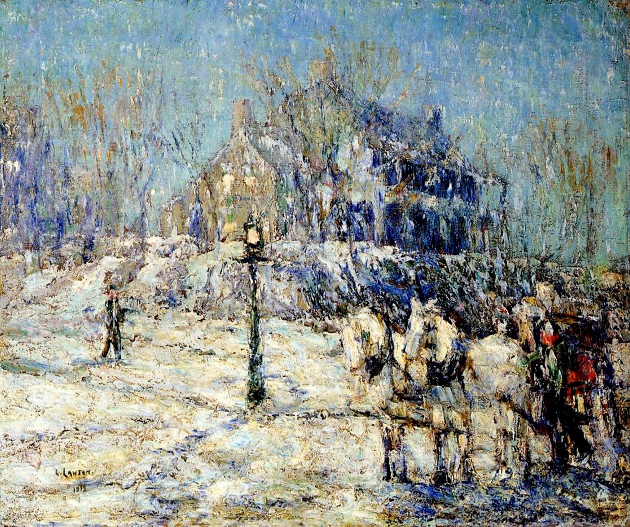 Dyckmanska huset, 1913 av Ernest Lawson