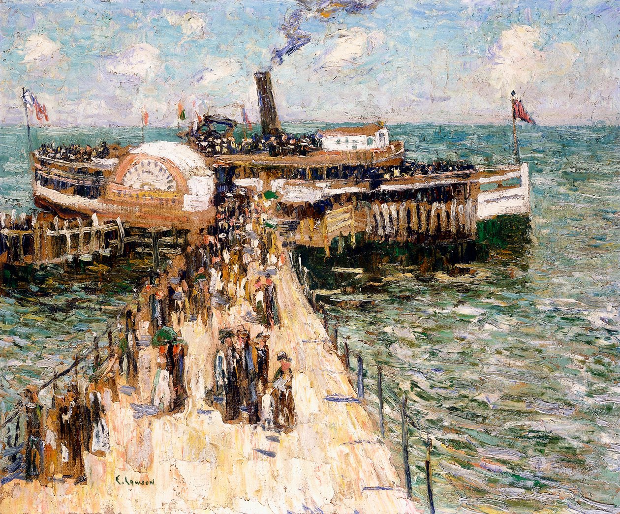 Utflyktsbåten av Ernest Lawson