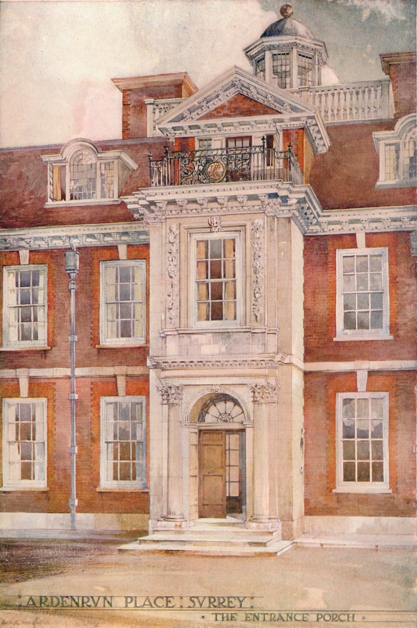 Ardenrun Place, Surrey, c1910 av Ernest Newton