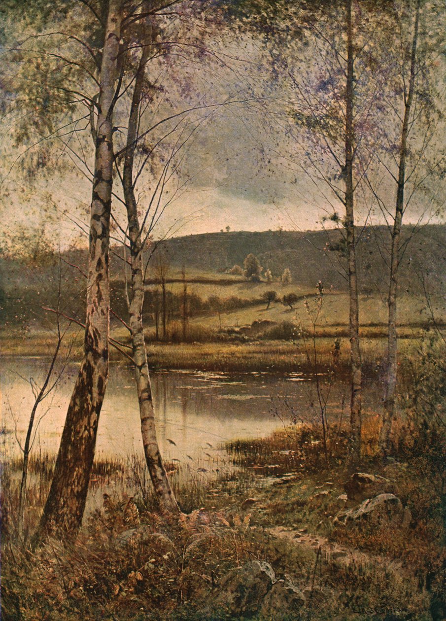 Årets avtagande, 1879, c1930. av Ernest Parton