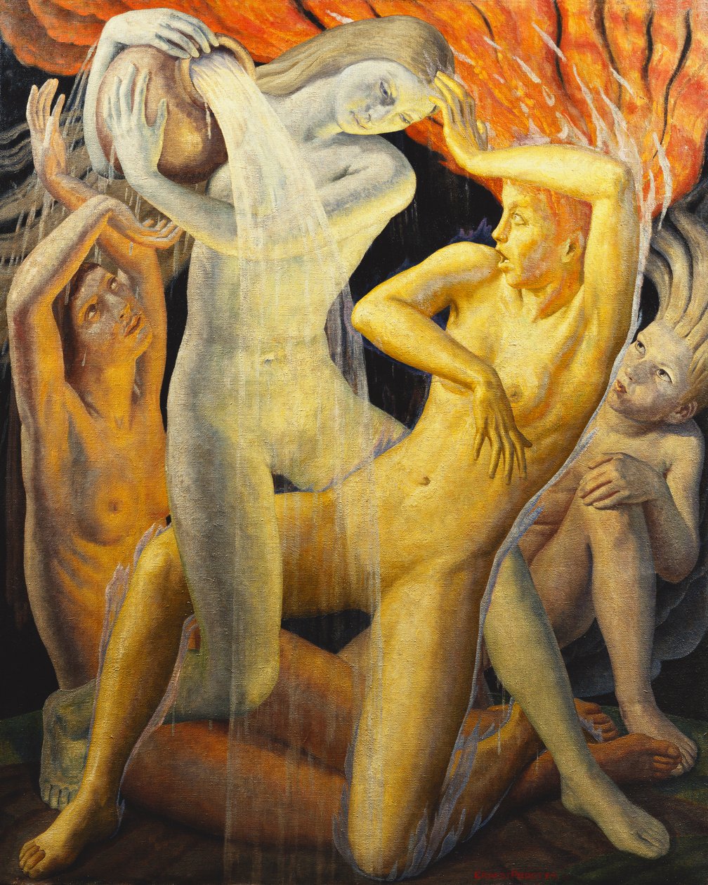 De fyra elementen, 1928 av Ernest Procter