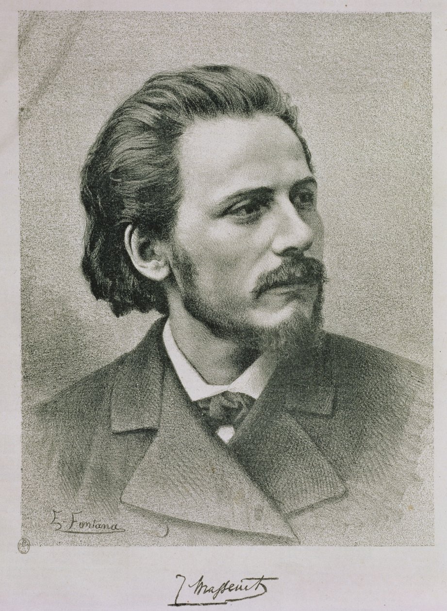 Jules Emile Massenet (1842-1912) av Ernesto Fontana