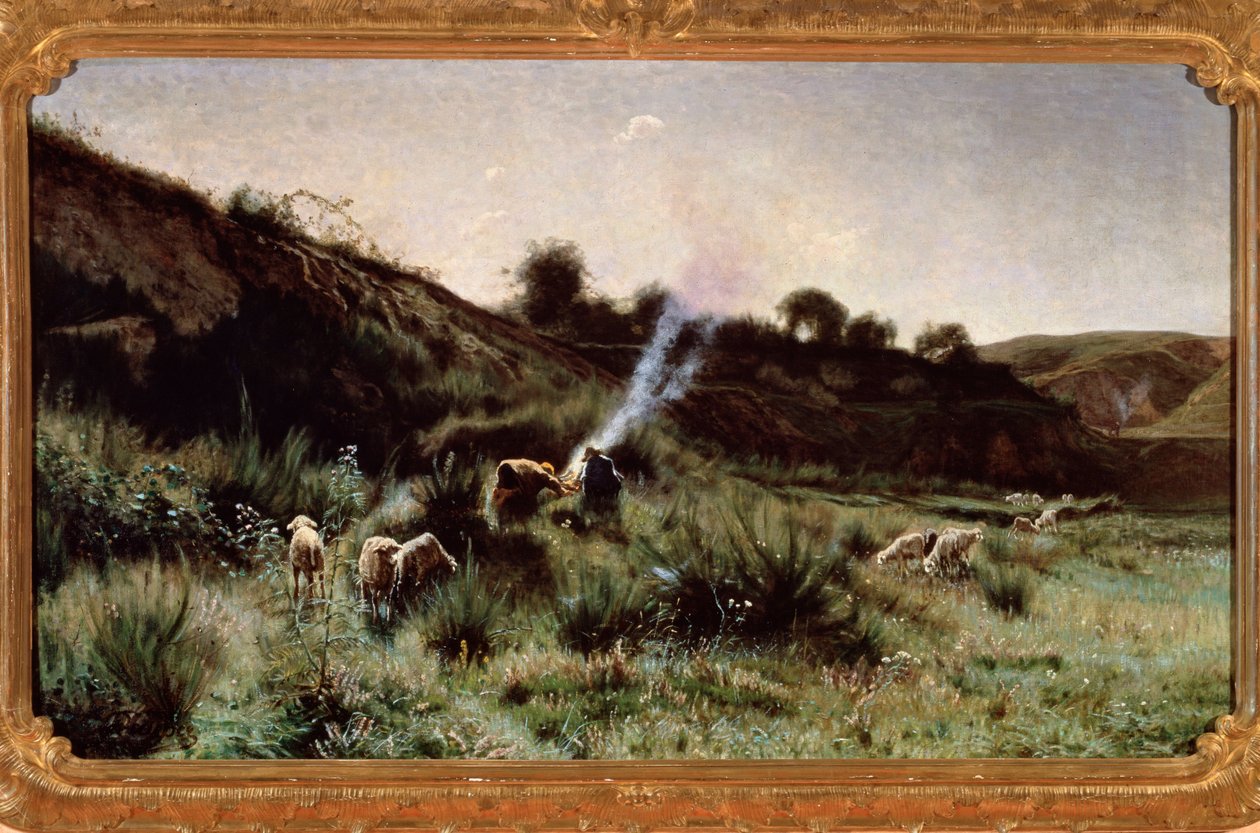 Höst (olja på duk av Ernesto Rayper