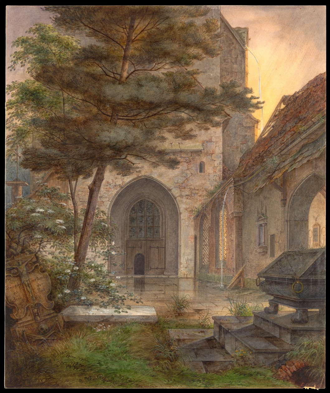 En kyrkportal av Ernst Ferdinand Oehme