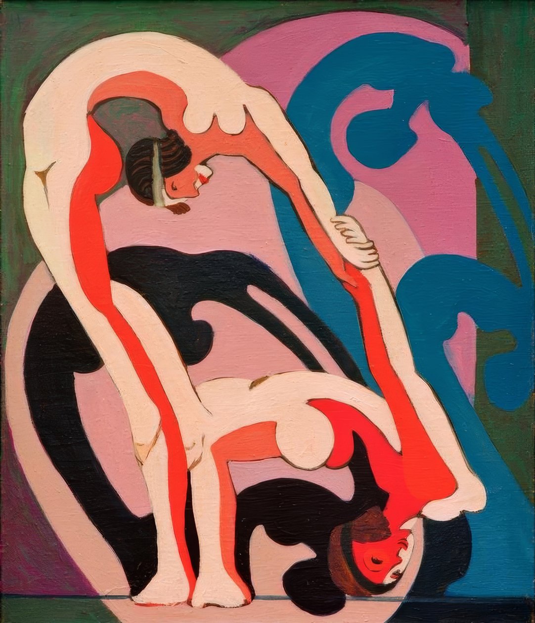 Akrobotenpar - plast av Ernst Ludwig Kirchner
