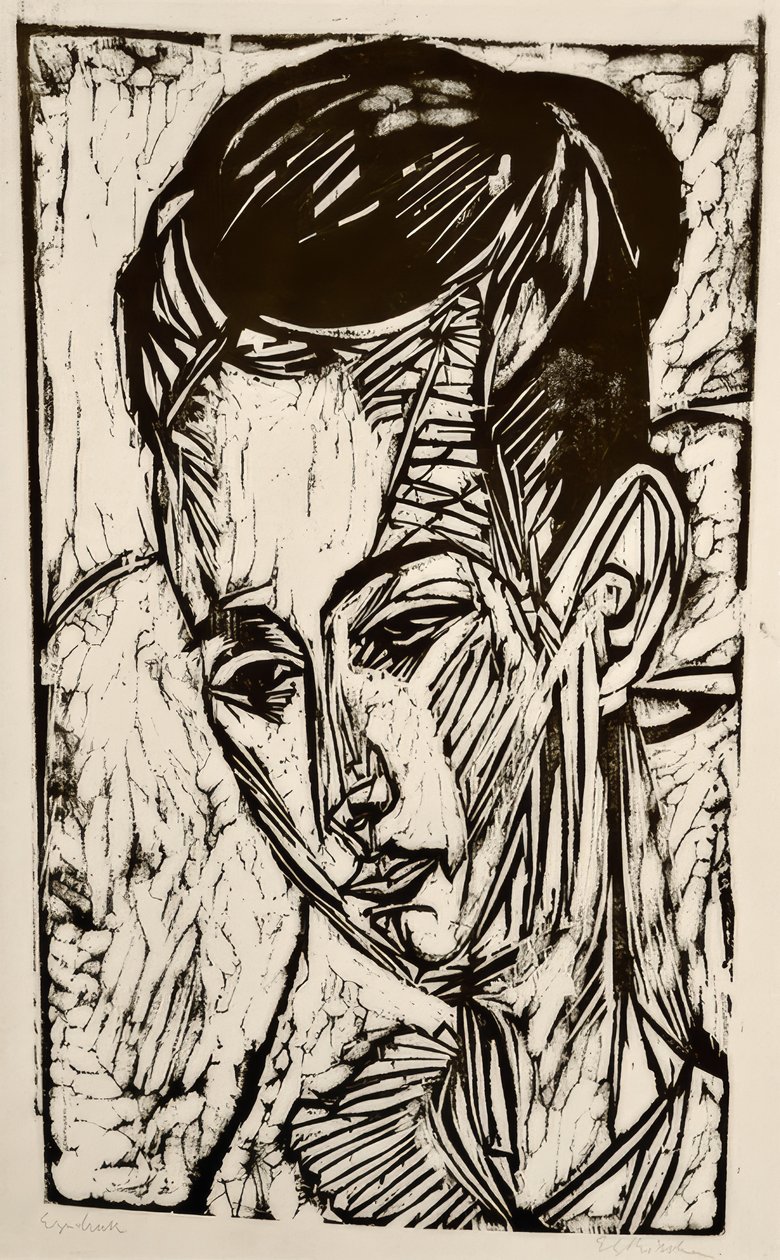 Huvuddotter Hardt av Ernst Ludwig Kirchner