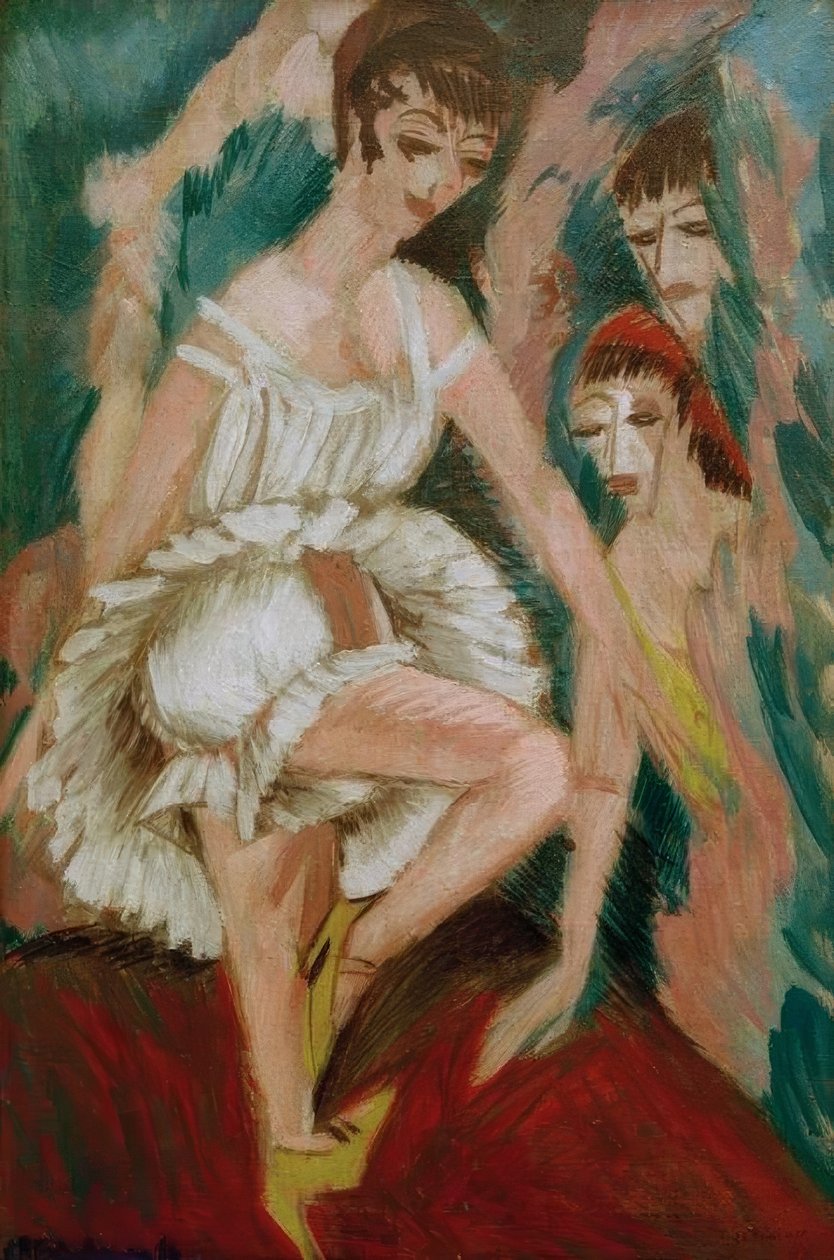 dansare av Ernst Ludwig Kirchner