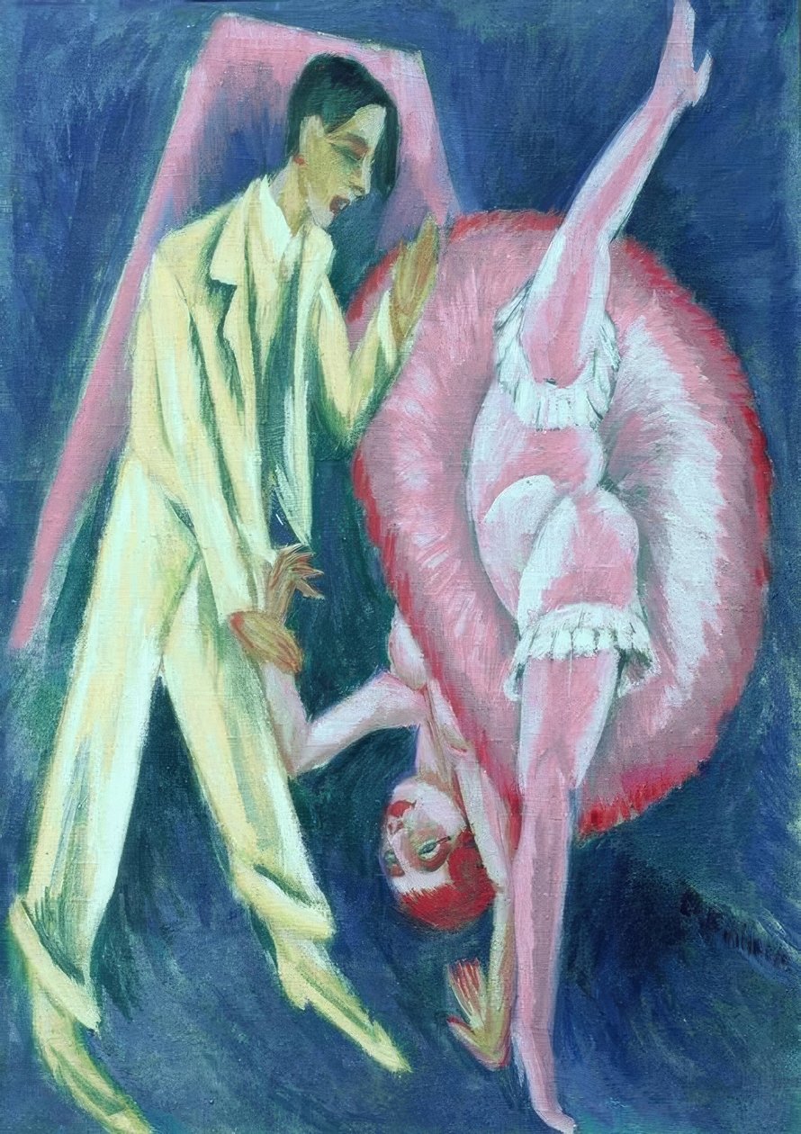 Dansande par av Ernst Ludwig Kirchner