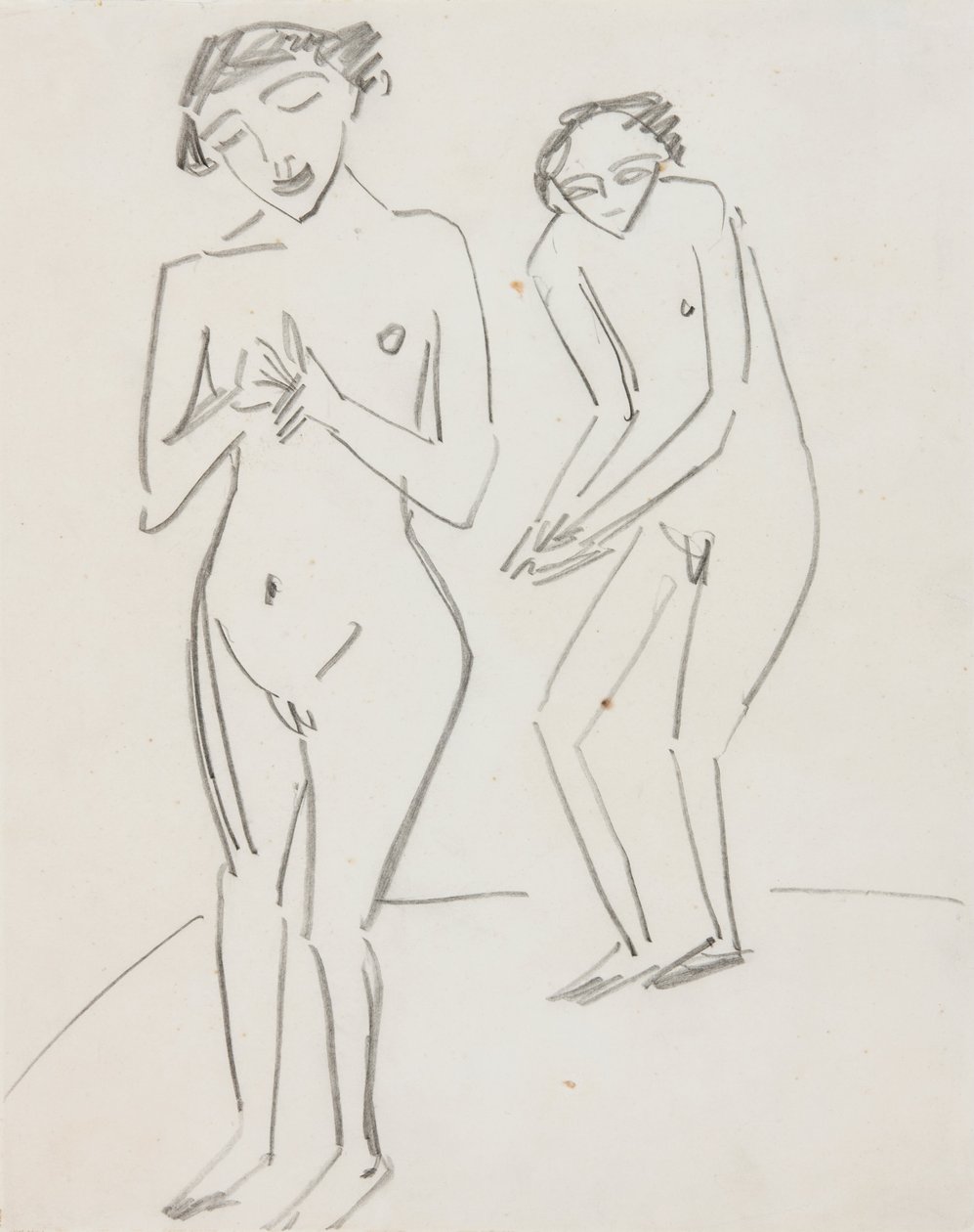 Man och kvinna av Ernst Ludwig Kirchner