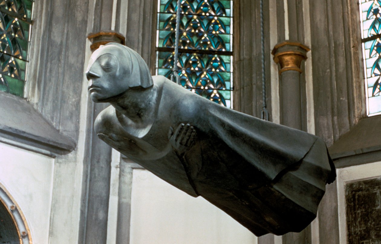 Ängel, krigsmonument, 1927 av Ernst Barlach