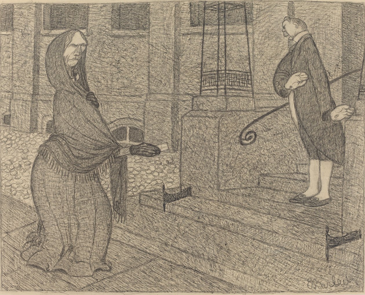 Högklassig, 1906. av Ernst Barlach