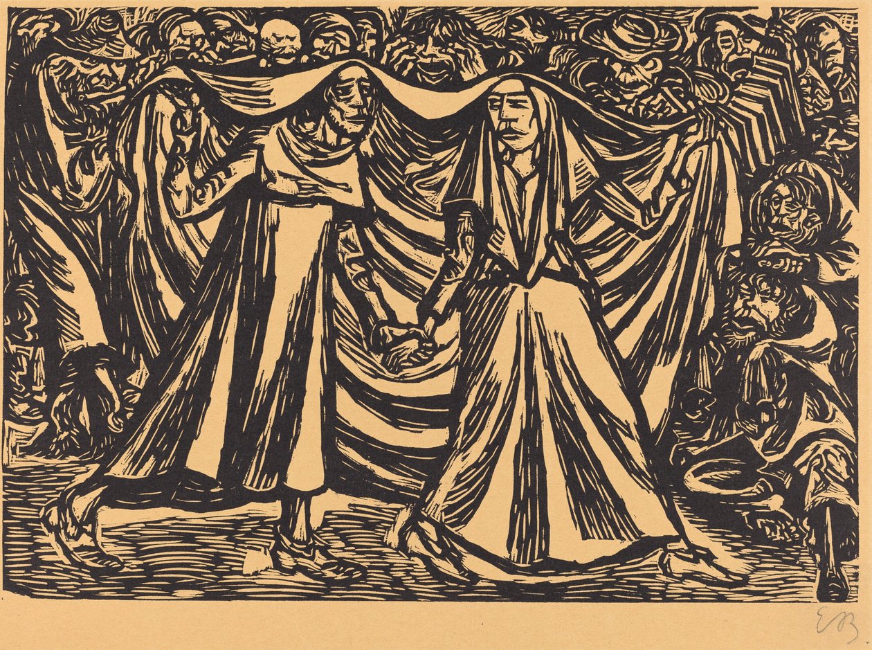 Dödsdansen II, 1921. av Ernst Barlach