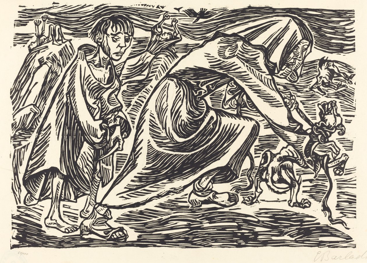 Hundfångaren av Ernst Barlach