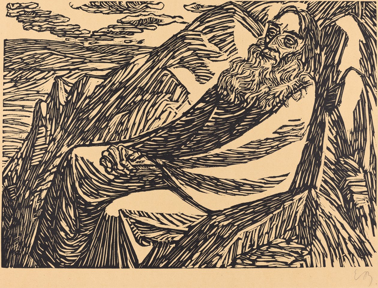 Den sjunde dagen, 1920. av Ernst Barlach