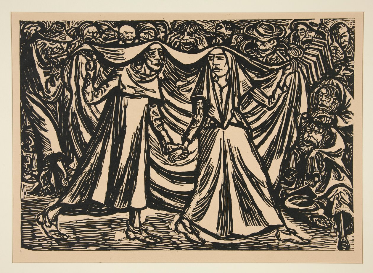 Totentanz II (Dödsdansen II) av Ernst Barlach