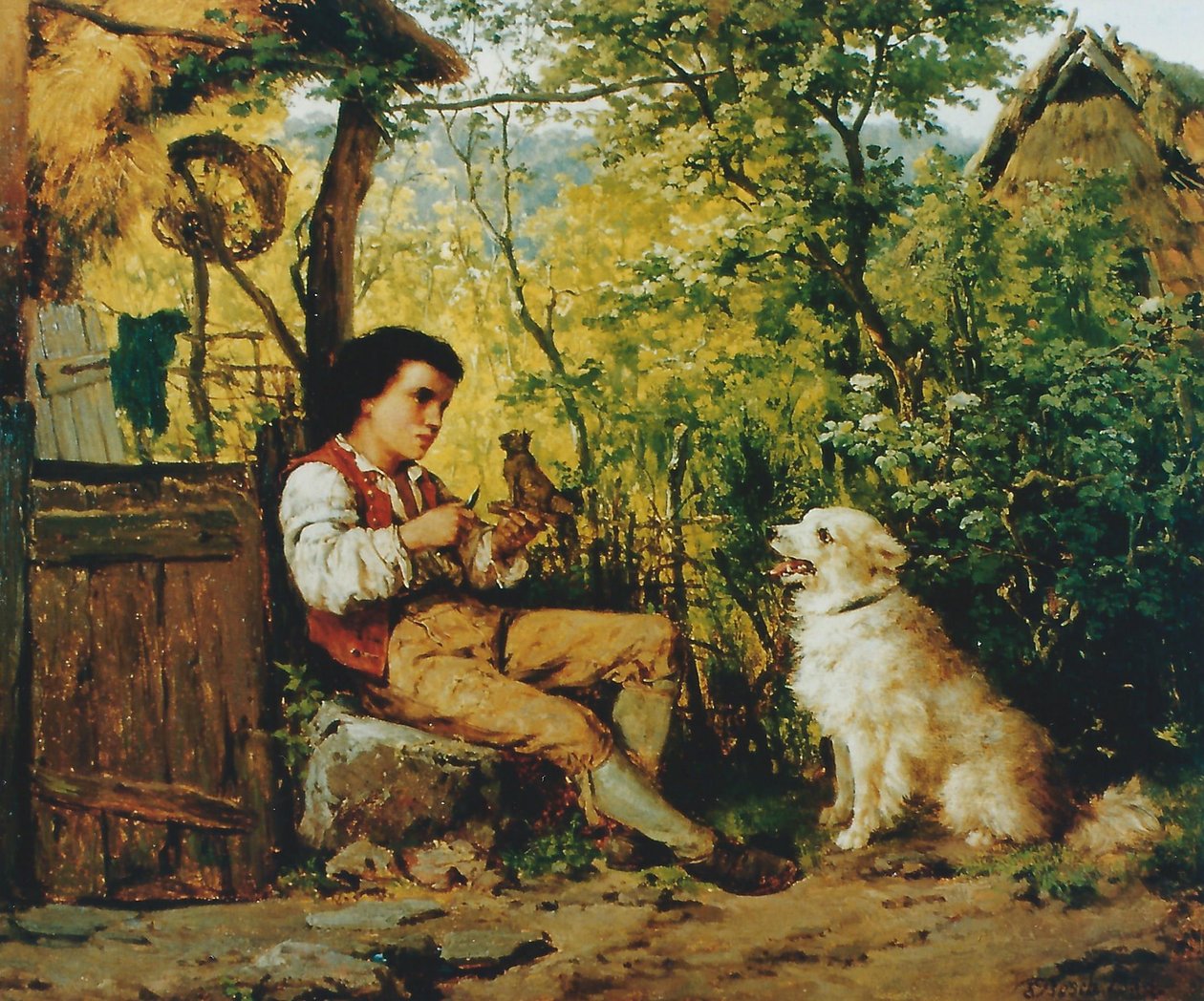 1858 - En spirande Michelangelo, Paffrath Gallery av Ernst Bosch