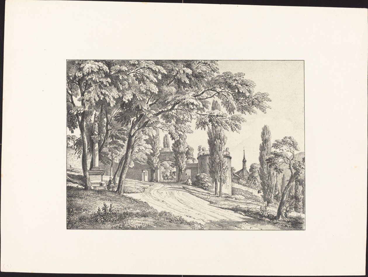 Ingång till klostergården av Ernst Fries