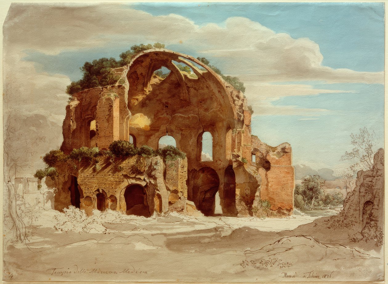 Temple of the Minerva Medici av Ernst Fries