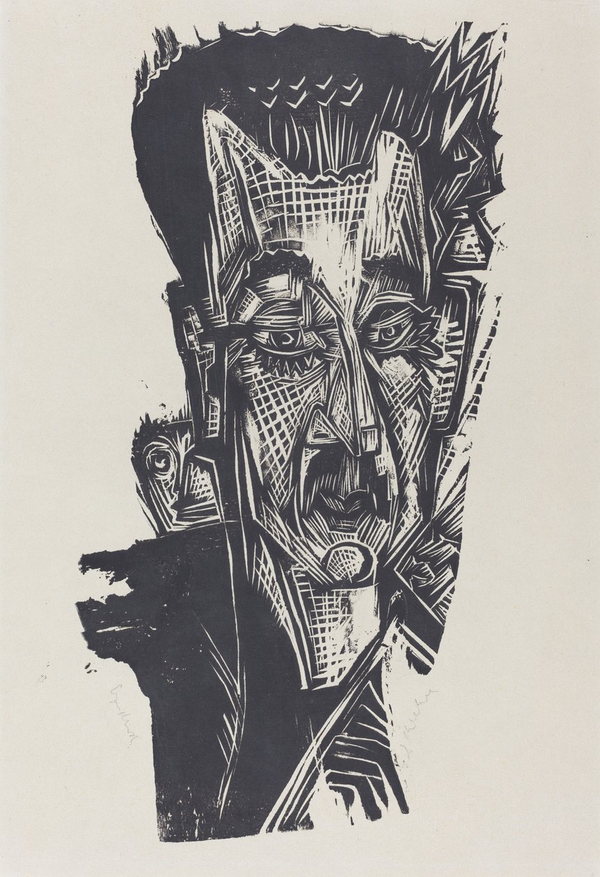 Dr. Ludwig Binswanger, 19171918. av Ernst Ludwig Kirchner