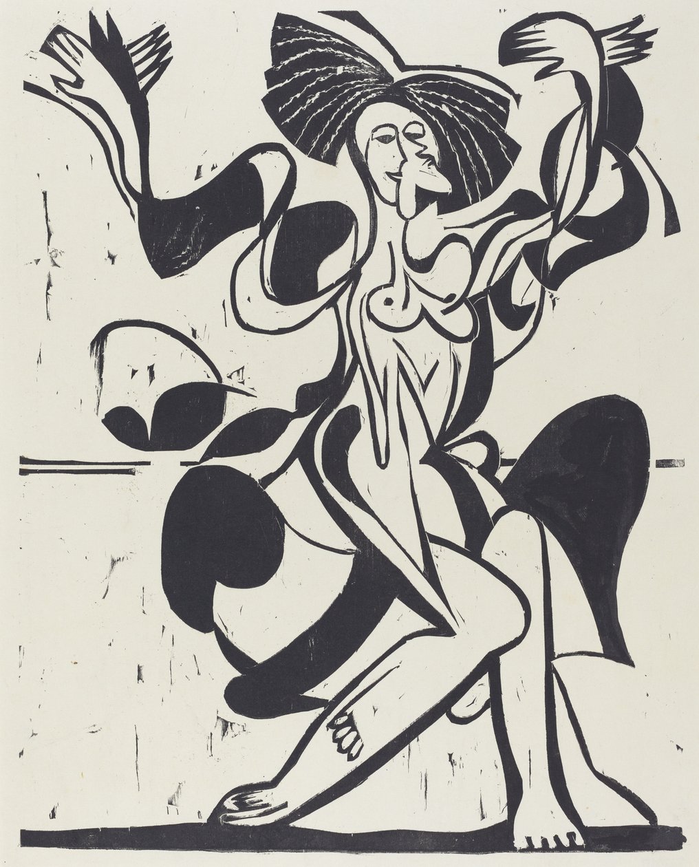 Mary Wigmans dans, 1933. av Ernst Ludwig Kirchner