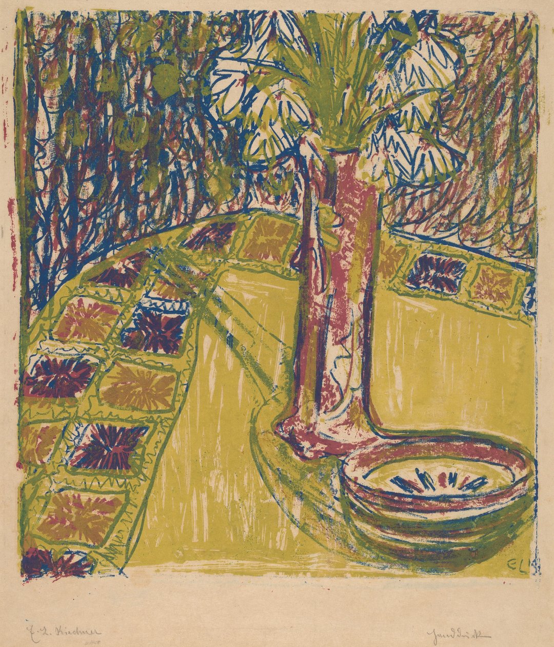 Stilleben, 1907. av Ernst Ludwig Kirchner