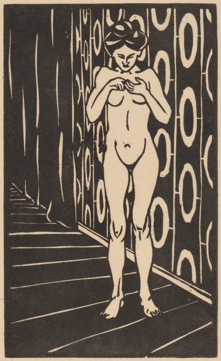 Fingerspelet, 1905. av Ernst Ludwig Kirchner