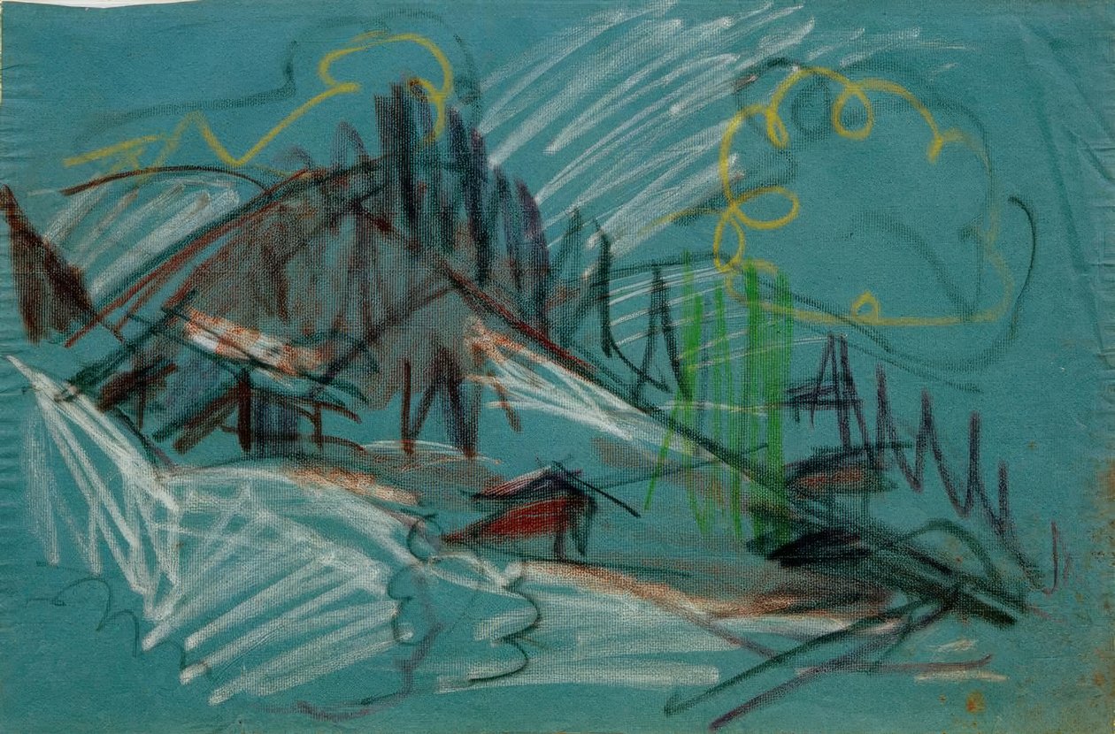 Alp i månskenet av Ernst Ludwig Kirchner