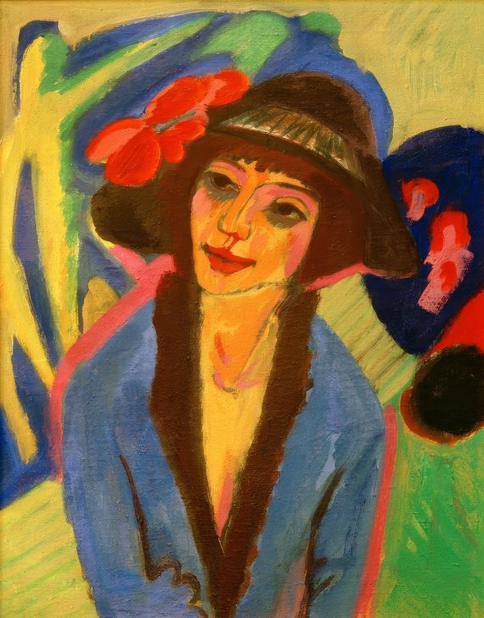 Porträtt Gerda av Ernst Ludwig Kirchner